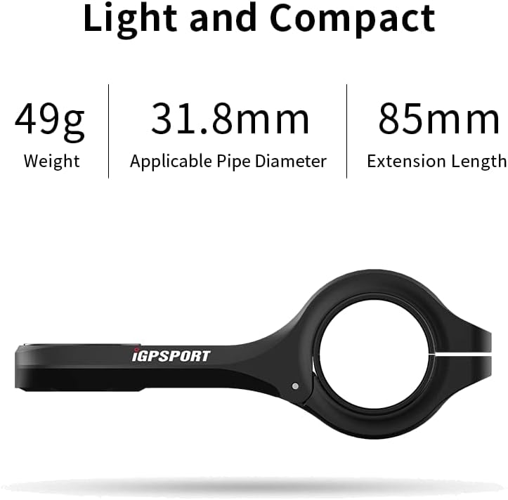 iGPSPORT Out Front Bike Mount Bicycle Compatible with Garmin Edge Bike Computer/XOSS Meilan/CYCPLUS/Bryton