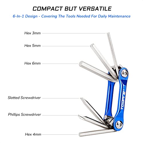 Bike Multi-Tool Mini Kit 75x30x20mm Compact Cycling Repair Tool