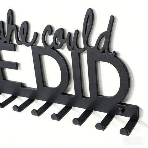 Black Aluminum Medal Hanger Display Wall Mount for Sports Medals