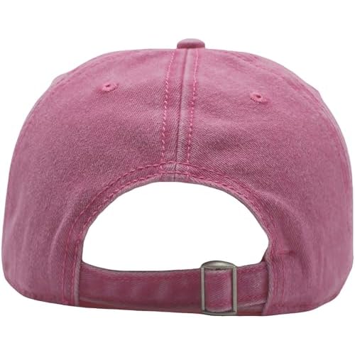 Washed Cotton Unstructured Baseball Cap for Men Women Retro Classic Gift Golf Dad Hats
