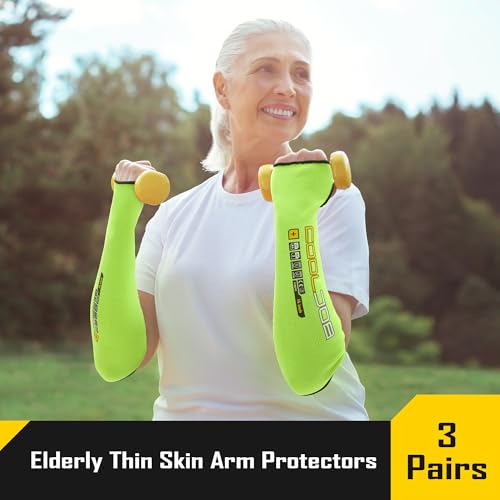 3 Pairs 14/18 Inch Cut Resistant Sleeves with Thumb Hole for Safety