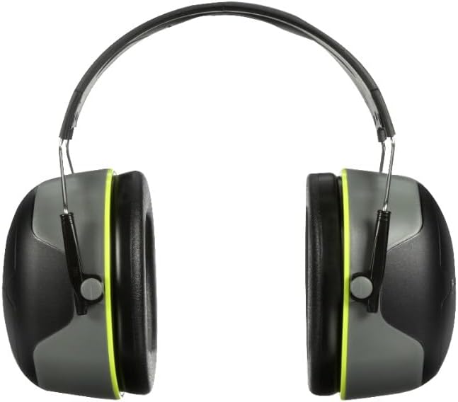 Peltor Sport Ultimate Hearing Protector, Noise Reduction Rating (NRR) 30 dB, Lightweight Design For Comfort & Extended Wear, Peltor Sport's Highest Noise Reducing Ear Muffs, Black/Grey (97042-PEL-6C)