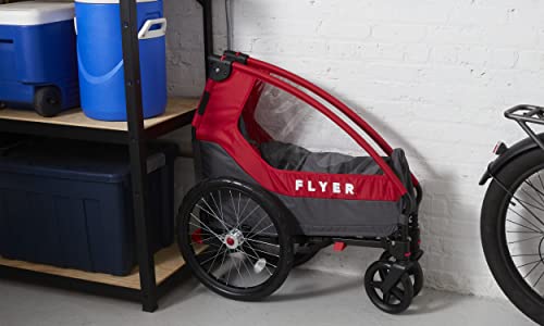 Flyer™ Duoflex 2 in 1 Bike Trailer and Double Stroller for Toddlers, 1+ Years