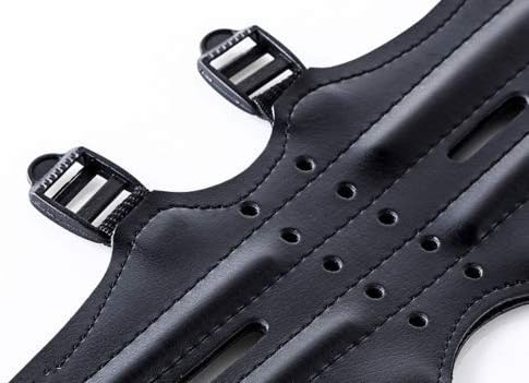 Archery Leather Arm Guard Long 4 Straps Forearm Protective Gear Hunting Arrow Bow