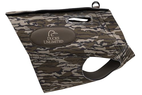 Large Duck Hunting Dog Vest with Neoprene, Buoyancy Flotation & Handles