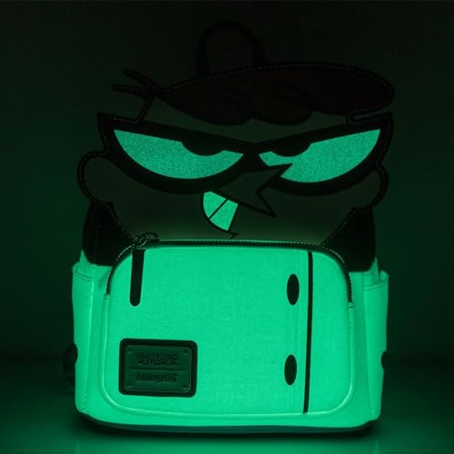 Loungefly Cartoon Network Dexter Glow in the Dark Cosplay Womens Backpack