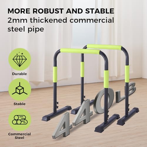 Green Adjustable Walking Pad Handle Bar 31.4-43.4 Inch Safety Handrail for Treadmills