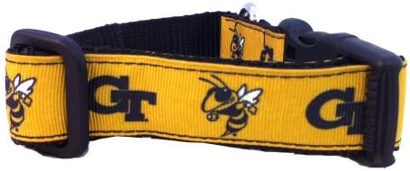NCAA Georgia Tech Yellow Jackets Dog Collar (Team Color, Large)