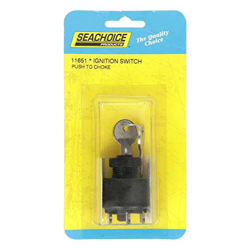 Marine Ignition Starter Switch with Push to Choke for Outboard Engines