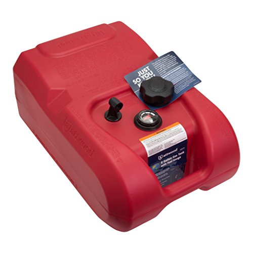 Attwood EPA and CARB Certified 6-Gallon Portable Marine Boat Fuel Tank