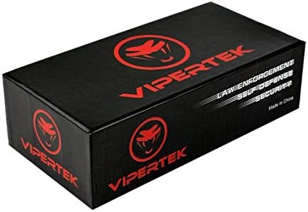 VIPERTEK VTS-T03 Aluminum Stun Gun for Self Defense Rechargeable with LED Flashlight