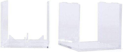 ChalkTalkSPORTS Square Acrylic Display Case | Guys Lacrosse Ball Holder | Single