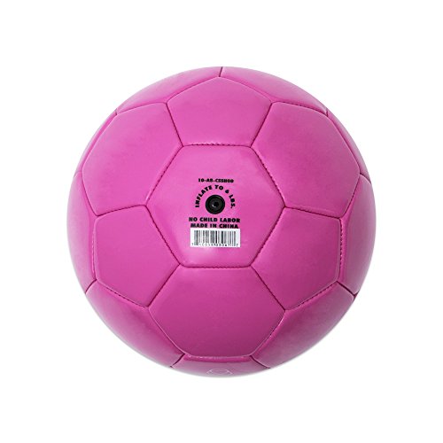 Champion Sports Extreme Series Soccer Ball - Pink, Size 3, All Weather, Youth & Adult Play