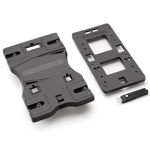 Universal Bike Rear Rack Adapter Plate for Basket & Top Case Mounting