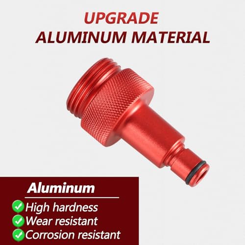 Aluminum Flush Adapter for Watercraft with O-Rings - SeaDoo Replacement Part