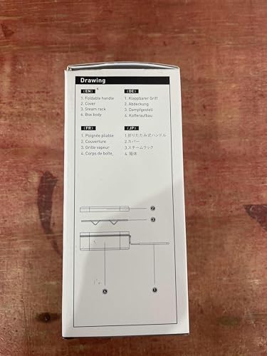 Fire-Maple Frost Bento Lunchbox Fast- Heating Camping Bowl, with a Foldable Handle(800ml), self reliance outfitters, ideal for travel, outside, camping