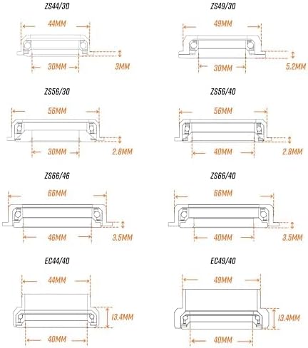 FUNN Downhill Lower Headset, Angular Contact Bearings Lower Steering Set for Mountain Bike, Mountain Bike, BMX Bike, Road Bike and Gravel Bike
