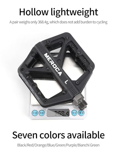 Pink Mountain Bike Nylon Pedals Non-Slip Lightweight Bicycle Pedals
