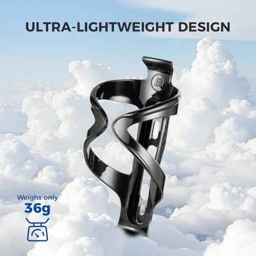 ROCKBROS Bike Water Bottle Holder Ultra-Light Bicycle Bottle Cages with Screws Tool, Universal Bike Cup Holder Rack for Road MTB Bikes