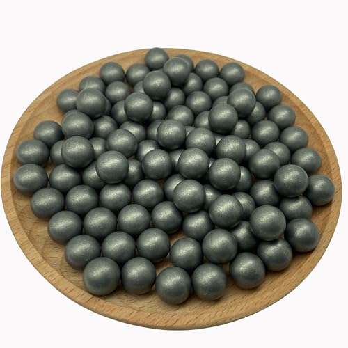 70 x 43 Caliber Aluminum Balls for Training Self Defense and Target Practice, Solid Hard .43 Cal Balls Fit for T4E Walther PPQ/ TPM1 and Glock17/G17 Gen 5(BLK)