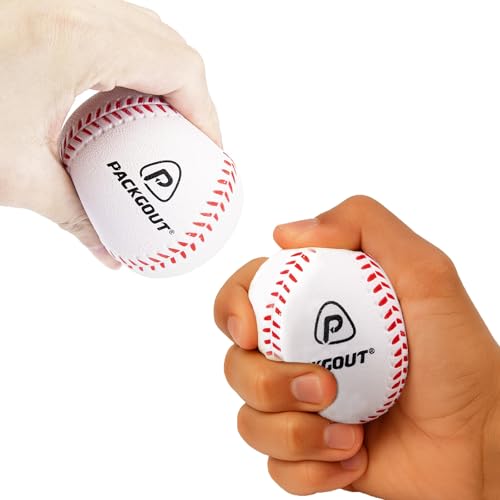 Soft Baseballs Foam Baseballs for Kids Practice Training Whi-t Variation