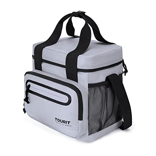 TOURIT Gray Large Insulated Lunch Bag 14L Cooler for Men Women Work, Picnic