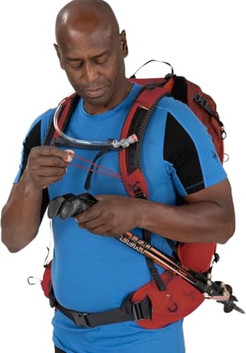 Osprey Manta 24L Men's Hiking Backpack with Hydraulics Reservoir, Black