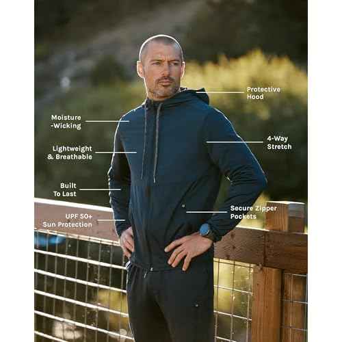 INTO THE AM Mens Windbreaker Jacket S-4XL - Lightweight Athletic Shell for Running, Gym & Outdoor