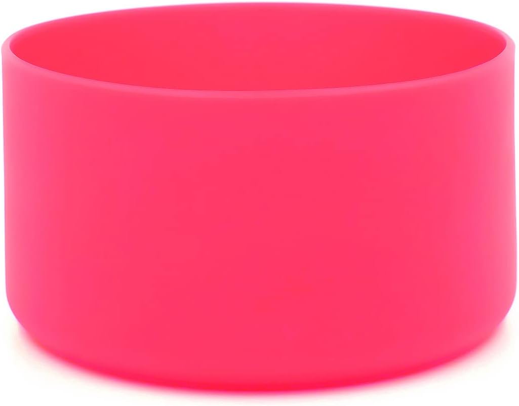 Flaskars Protective Silicone Boot for 12oz - 40 oz Hydroflask Water Bottles Anti-Slip Bottom Stanley Sleeve Cover Bumper (Black, Fits Hydroflask 32 and 40 OZ)