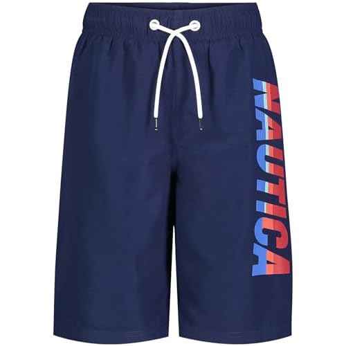 Nautica Boys' Swim Trunk with UPF 50+ Sun Protection