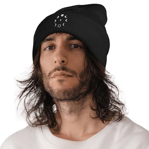 Goth Embroidery Beanie Knit Hat for Men & Women - Medium / Color27