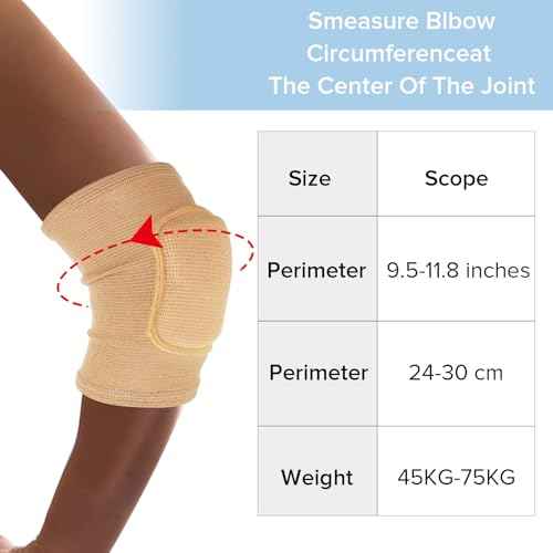 Arm Brace Pads Elbow Protector Strap Pair, Breathable Anti-Collision Sponge Tendonitis Fitness Volleyball Basketball Tennis Golfers Knee Support Band for Kids Men Women Elderly