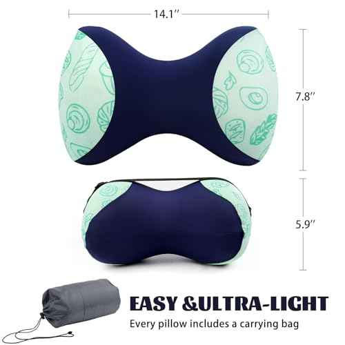 Knee Pillow for Side Sleepers, Camping Pillow, Leg Pillow, Small Memory Foam Pillow Travel, Comfortable Leg Pillow for Side Sleeping, Compatible for Camping