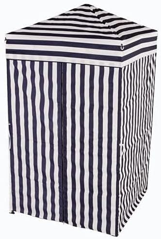 Impact Canopy 4' x 4' Portable Dressing Room, Pop Up Portable Changing Room, Navy Blue / White