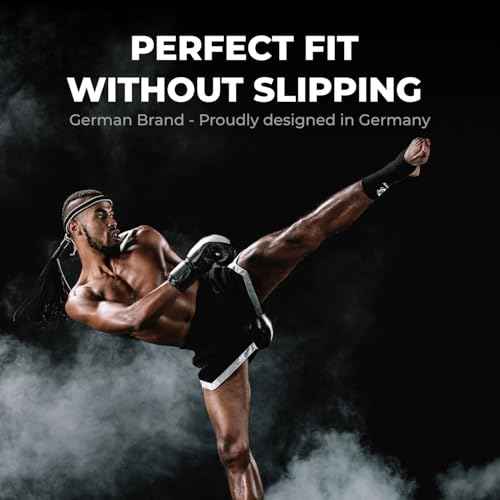 FIGHTR¢ç Ankle Support | Unisex Adult Foot Bandage for Kickboxing, MMA, Muay Thai and other martial arts. (All Black)