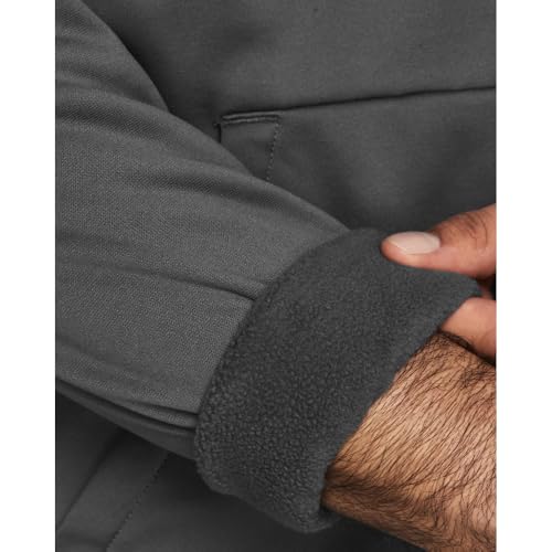 Under Armour Men's Armour Fleece Big Logo Hoodie - Castlerock / Black / Large