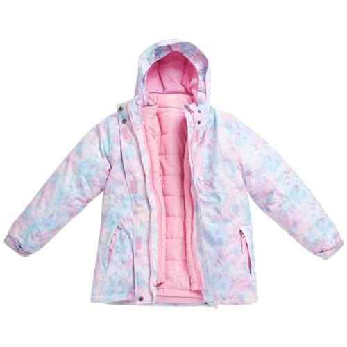 Eddie Bauer Kids' Ski Jacket - Waterproof 3 in 1 Insulated Coat with Removable Shell Jacket for Boys and Girls (3-16)