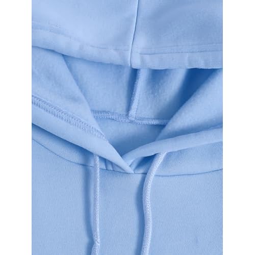 SOLY HUX Women's Oversized Sweatshirt Graphic Hoodies Casual Long Sleeve Loose Pullover Tops with Kangaroo Pocket