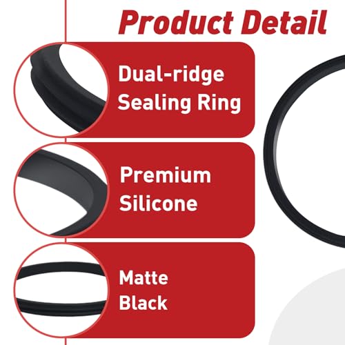 8 Pcs 20 Oz Replacement Lid Seal Gaskets for Yeti Rambler, Rubber O-Ring Cup Lid Seals Compatible with Yeti Stainless Steel Insulated Tumbler