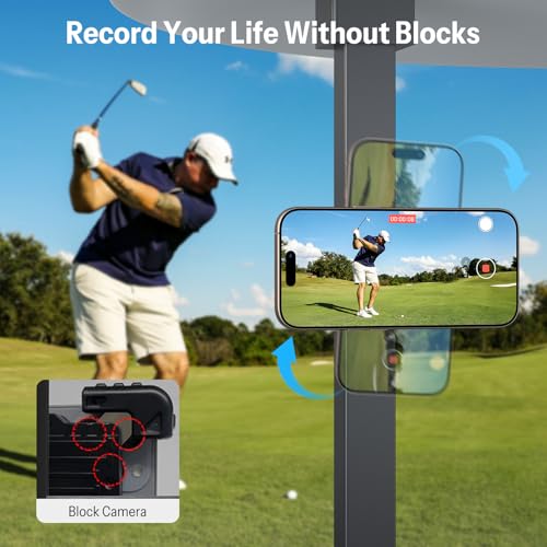 Magnetic Golf Cart Phone Holder with 360° Rotation for MagSafe iPhone 12-17
