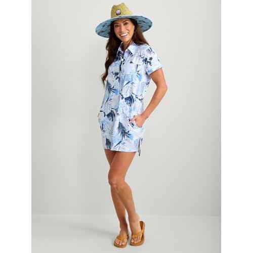 HUK womens Kona Cover-up Dress Lightweight, Quick-dry Beach Cover-up, for Swim, Pool, and Vacation Wear