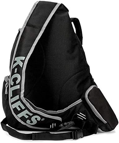 K-Cliffs Heavy Duty Sling Backpack Water-Resistant Laptop Bookbag Body Bag Bright Color Safety Reflective Stipe