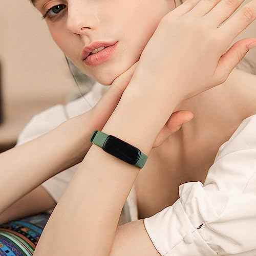 Vancle 4 Pack Bands Compatible with Fitbit Inspire 3 Bands for Women Men, Sport Silicone Adjustable Replacement Straps for Fitbit Inspire 3 Fitness Tracke