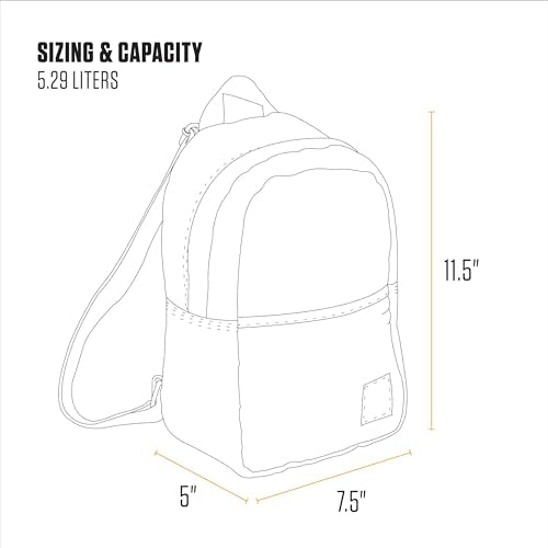 Carhartt Classic Mini Backpack, Durable, Water-Resistant Backpack with Adjustable Shoulder Straps, Black