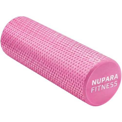 18 Inch Pink Foam Roller for Back, Legs, Hips - Large Exercise & Recovery Tool