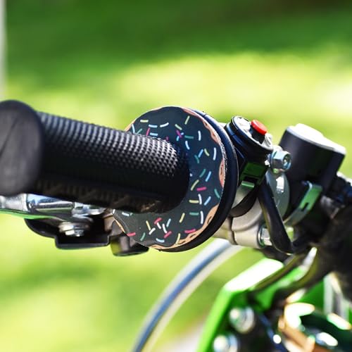 Black Gripdonuts MX BMX Dirt Bike Motorcycle Grip Donuts - Durable, Large Size