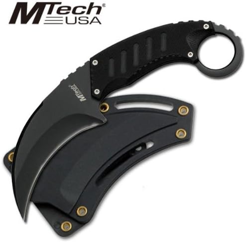 MTECH USA Mt-665Bk Neck Knife 7.5-Inch Overall, black