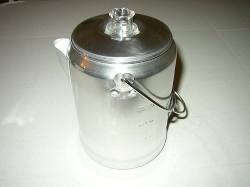 New 9 Cup Aluminum Coffee Pot Percolator Camp Camping Perc Coffeepot