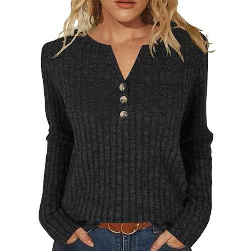 JomeDesign Womens Sweaters Long Sleeve Dressy Casual Tops Fall Outfits Fashion Clothes 2025 S-2XL