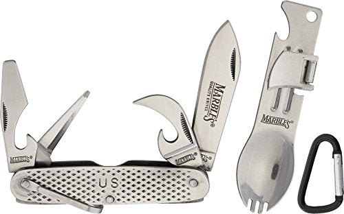 Camping Combo Knife and Multi-Tool with Spork & Can Opener